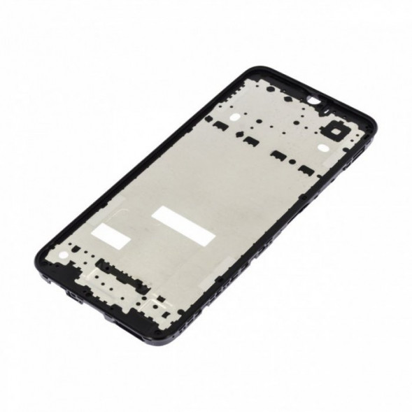 Рамка дисплея для Realme C33 (RMX3624) (Черная) средняя часть корпуса