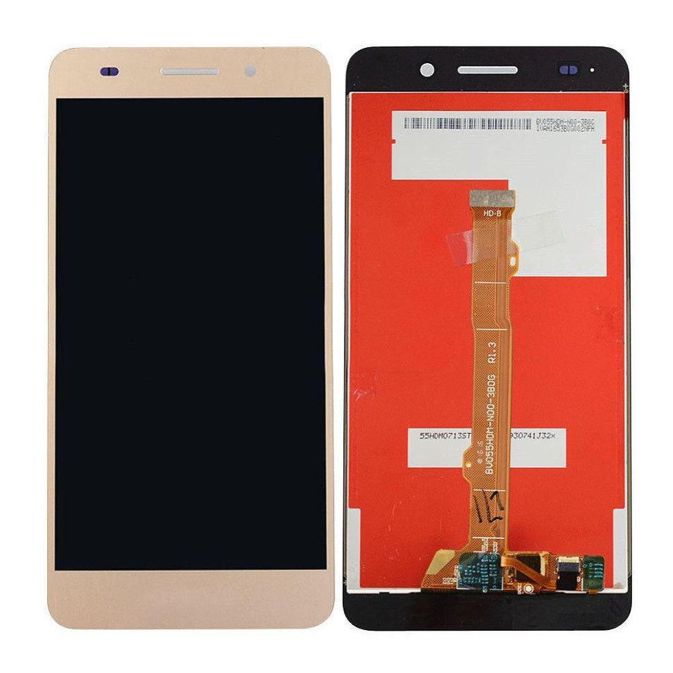 Дисплей Huawei Y6 II (CAM-L21), Honor 5A (CAM-AL00) в сборе с тачскрином (золото)