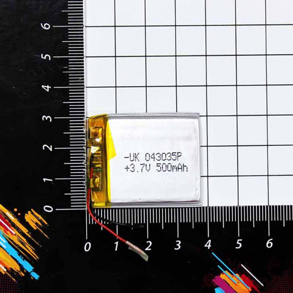 35X29X4mm 3.7V 500mAh Литий-полимерный аккумулятор
