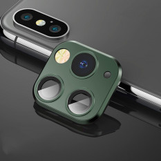 Накладка камеры для iPhone X под 11 Pro (Зеленый)