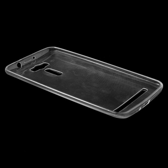 Прозрачный силиконовый чехол накладка для Asus Zenfone 2 Laser ZE601KL, ZE600KL (Белый)
