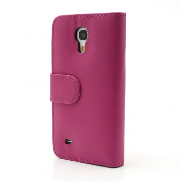 Чехол книжка с визитницей для Samsung Galaxy S 4 mini i9190 (Малиновый)