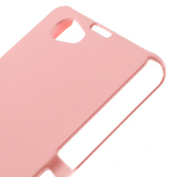 Прорезиненный чехол накладка для Sony Xperia Z1 Mini Compact D5503 (Розовый)