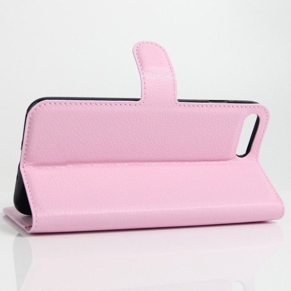 Чехол книжка с визитницей для iPhone 7 Plus (Розовый)