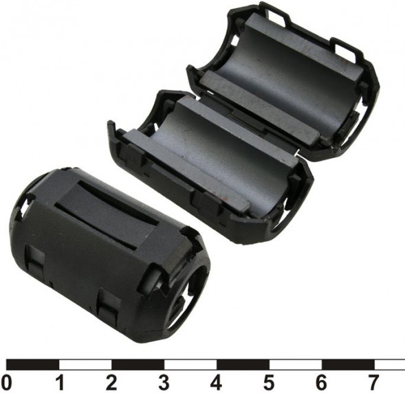 ZCAT2436-1330A-BK (black) Ферритовый фильтр в корпусе, тип А