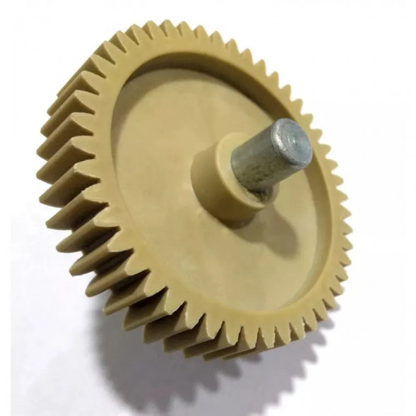 Шестерня для мясорубки Panasonic, Polaris с металлическим валом Д-84 мм (Прямые зубья)