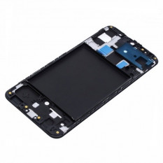 Рамка дисплея для Samsung A505 Galaxy A50 средняя часть корпуса (Черная)