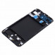 Рамка дисплея для Samsung A505 Galaxy A50 средняя часть корпуса (Черная)
