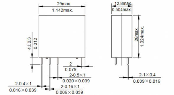 JQX-14FC2-2C-Z-5-DC12V-5 FORWARD Реле электромагнитное