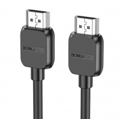 Кабель HDMI - HDMI Borofone BUS02 Vivido, 1.0м, 4k HD 60Гц (чёрный)