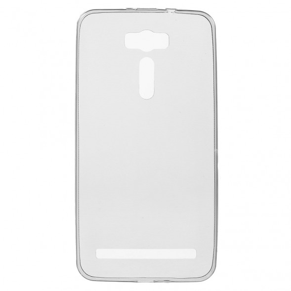 Прозрачный силиконовый чехол накладка для Asus Zenfone 2 Laser ZE601KL, ZE600KL (Черный)