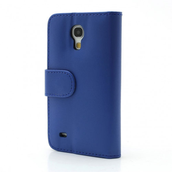 Чехол книжка с визитницей для Samsung Galaxy S 4 mini i9190 (Синий)