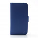 Чехол книжка с визитницей для Samsung Galaxy S 4 mini i9190 (Синий)
