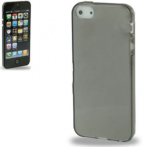 ТПУ Чехол для iPhone 5, 5S (серый)