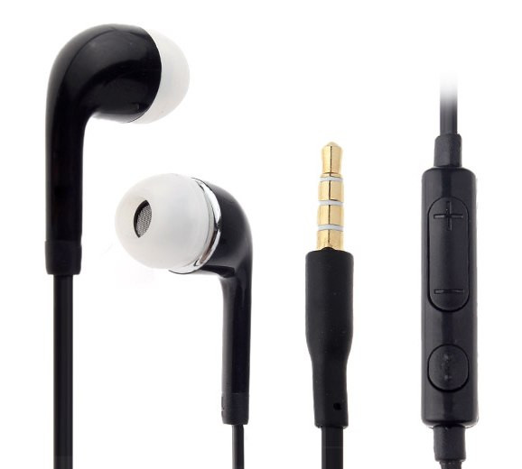 Наушники Samsung 3,5мм HS330, EG900 (I9500, G900, вакуумные ) (черный)