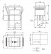 KCD4-203-C6-B/6P on-off-on Переключатель клавишный (рокерный) (черная клавиша)