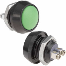 Кнопка антивандал. GQ12B-10/B/G/N off-(on)