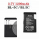 Аккумулятор Nokia BL-5C для 1100, 130, 130 Dual, 205, 205 Dual, 107 Dual, 208, 220, 220 Dual, 230