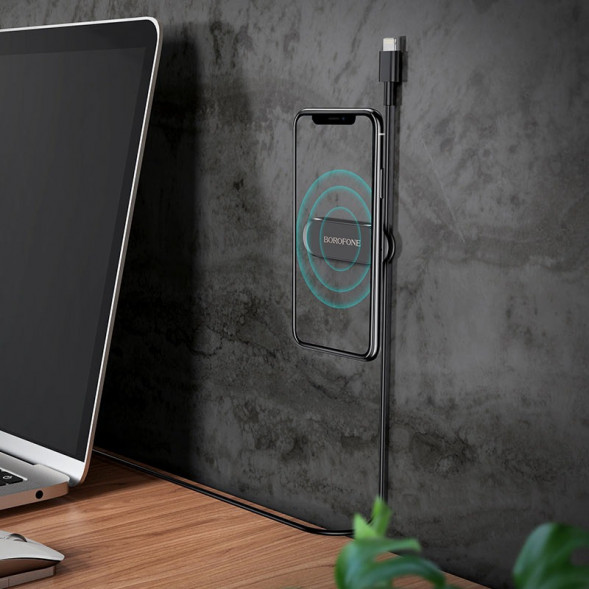 Магнитный держатель Borofone BH28 Refined магнитный на панель (черный)