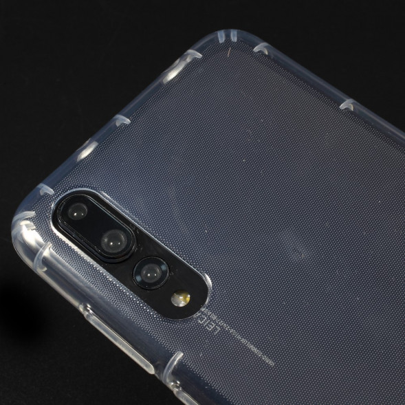 Силиконовый чехол для Huawei P20 Pro / P20 Plus с ребрами жесткости