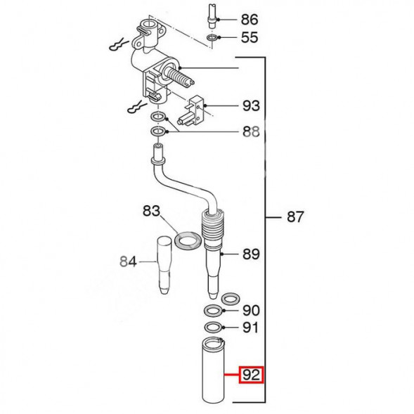 5513270219 Насадка капучинатора кофемашины Delonghi