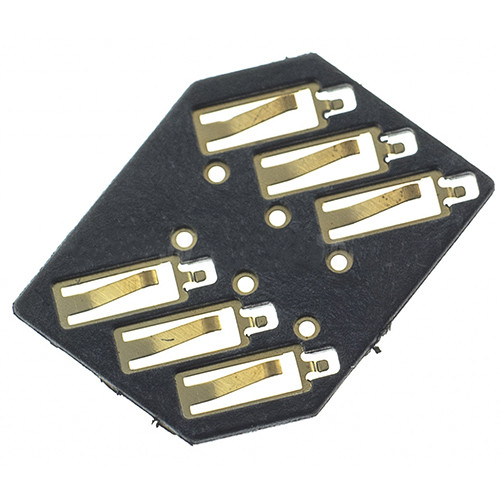 Коннектор SIM Nokia X3-00, N81, N76, 620, 205, 2710, C3-00, N97 mini, X6
