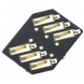 Коннектор SIM Nokia X3-00, N81, N76, 620, 205, 2710, C3-00, N97 mini, X6
