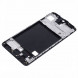 Рамка дисплея для Samsung A515 Galaxy A51 средняя часть корпуса (Черная)