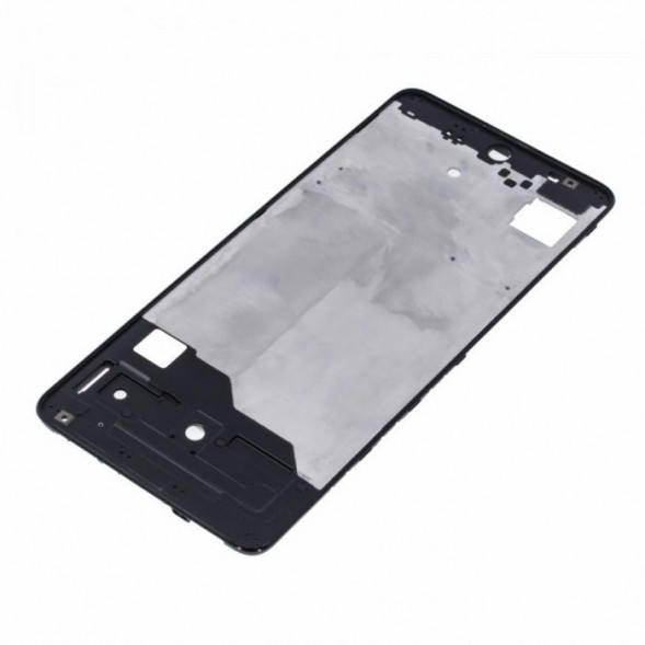 Рамка дисплея для Samsung A515 Galaxy A51 средняя часть корпуса (Черная)