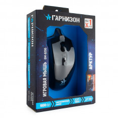 Мышь игровая USB Гарнизон GM-620G чип-Х1 1600 DPI 5кн.+колесо-кнопка (черный)