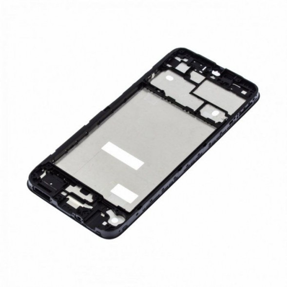 Рамка дисплея для Realme C30s (RMX3690) (Черная) средняя часть корпуса