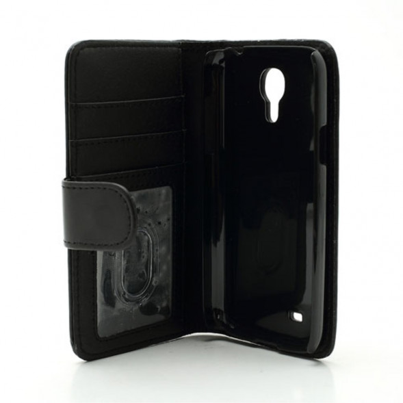 Чехол книжка с визитницей для Samsung Galaxy S 4 mini i9190 (Черный)