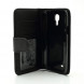Чехол книжка с визитницей для Samsung Galaxy S 4 mini i9190 (Черный)