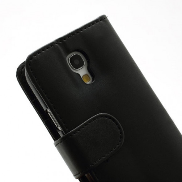 Чехол книжка с визитницей для Samsung Galaxy S 4 mini i9190 (Черный)