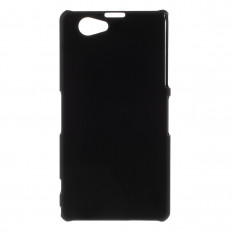 Прорезиненный чехол накладка для Sony Xperia Z1 Mini Compact D5503 (Черный)