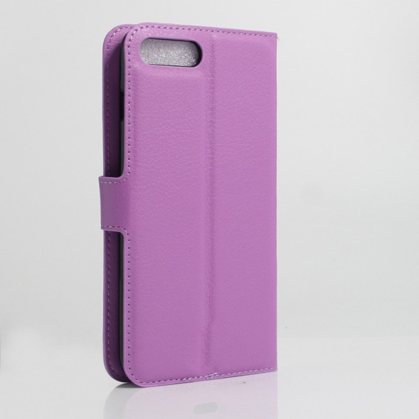 Чехол книжка с визитницей для iPhone 7 Plus (Фиолетовый)