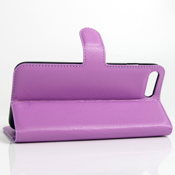 Чехол книжка с визитницей для iPhone 7 Plus (Фиолетовый)