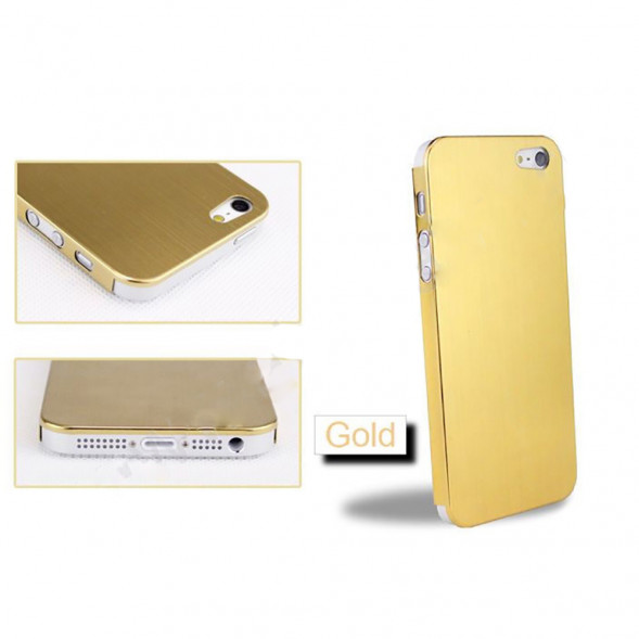 Алюминиевый чехол накладка для iPhone 5, 5S