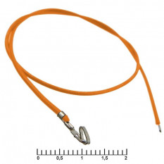 Разъем HU 2,54 mm AWG26 0,3m orange