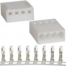 Разъем HU-04 pitch 2.54mm+Terminal