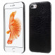 Чехол под крокодиловую кожу для iPhone 7 / iPhone 8 (черный)