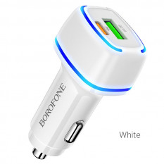 Автомобильное зарядное устройство Borofone BZ14A Mercury PD20W + QC3.0 (быстрая зарядка)