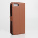 Чехол книжка с визитницей для iPhone 7 Plus (Коричневый)