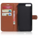 Чехол книжка с визитницей для iPhone 7 Plus (Коричневый)