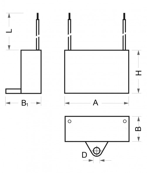 CBB61 2uF 450V (SAIFU) Конденсатор пусковой