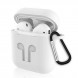 Силиконовый чехол для наушников Apple AirPods Shock Proof (белый)