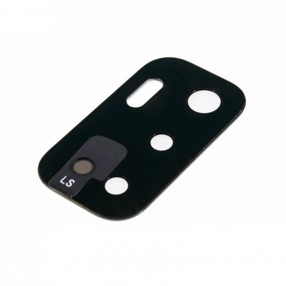 Стекло задней камеры для Xiaomi Redmi Note 10T (без рамки) (Черный)