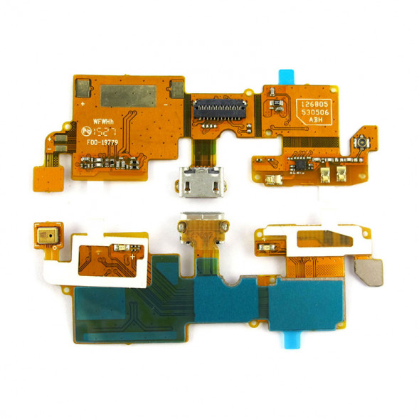 Шлейф ZTE Blade X7, Blade Z7 плата на системный разъем зарядки, микрофон