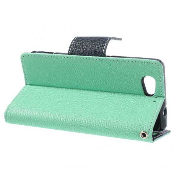 Чехол книжка с визитницей Mercury Goospery для Sony Xperia Z1 Compact D5503 (Голубой)