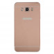 Алюминиевый бампер чехол для Samsung Galaxy J7 (2016) SM-J710F (Розовое золото)